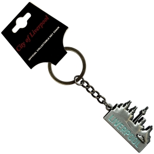 Rock Off - City Of Liverpool Skyline Keychain i gruppen Merchandise hos Bengans Skivbutik AB (5663230)