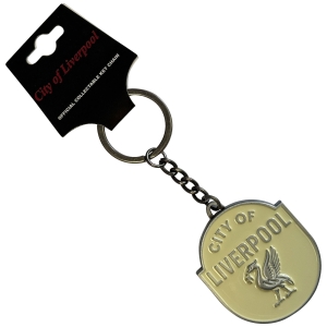 Rock Off - City Of Liverpool Emblem Keychain i gruppen Merchandise hos Bengans Skivbutik AB (5663232)