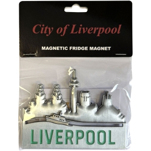 Rock Off - City Of Liverpool Skyline Magnet i gruppen Merchandise hos Bengans Skivbutik AB (5663233)
