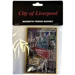 Rock Off - City Of Liverpool Landmarks Magnet i gruppen Merchandise hos Bengans Skivbutik AB (5663234)