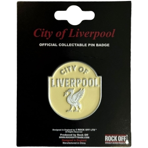 Rock Off - City Of Liverpool Emblem Pin Badge i gruppen Merchandise hos Bengans Skivbutik AB (5663237)