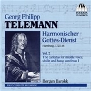Telemann - Harmon. Gottes-Dienst 2 i gruppen Externt_Lager / Naxoslager hos Bengans Skivbutik AB (566325)
