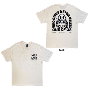 Architects - Whiplash Who Gives A Fuck Uni Natrl T-Shirt i gruppen MERCHANDISE / T-shirt / Nyheter / Metal hos Bengans Skivbutik AB (5663325r)