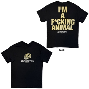 Architects - I'm A F*Cking Animal Uni Bl T-Shirt i gruppen MERCHANDISE / T-shirt / Nyheter / Metal hos Bengans Skivbutik AB (5663328r)