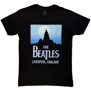 The Beatles - Liverpool, England Uni Bl T-Shirt i gruppen MERCHANDISE / T-shirt / Nyheter / Pop-Rock hos Bengans Skivbutik AB (5663595r)