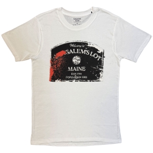Salems Lot - Welcome... Uni Wht T-Shirt i gruppen MERCHANDISE / T-shirt / Nyheter /  hos Bengans Skivbutik AB (5663607r)