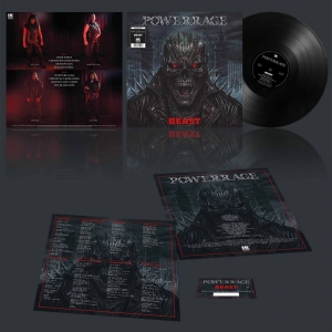 Powererage - Beast (Black Vinyl Lp) i gruppen VINYL / Kommende / Metal hos Bengans Skivbutik AB (5663767)