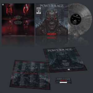 Powererage - Beast (Marbled Vinyl Lp) i gruppen VINYL / Kommende / Metal hos Bengans Skivbutik AB (5663768)