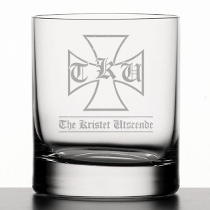 Kristet Utseende - Whiskey Glas Tku Logo i gruppen MERCHANDISE / Accessoarer / Heavy Metal hos Bengans Skivbutik AB (5663878)
