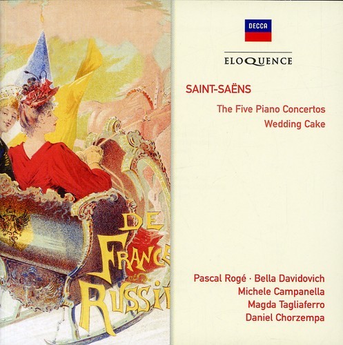 Saint-Saëns Camille - The Five Piano Concertos i gruppen CD / Toppselgere hos Bengans Skivbutik AB (5664895)