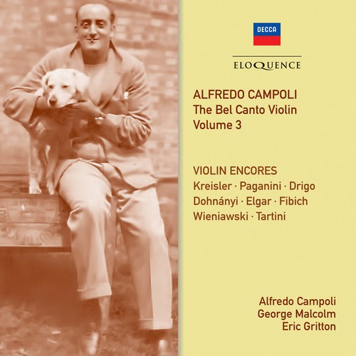 Alfredo Campoli - The Bel Canto Violin, Vol. 3 i gruppen CD / Klassisk hos Bengans Skivbutik AB (5664914)