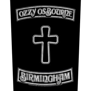 Ozzy Osbourne - Birmingham Back Patch i gruppen MERCHANDISE / Tøypatch /  /  hos Bengans Skivbutik AB (5665336)