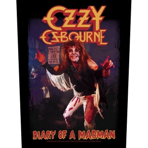 Ozzy Osbourne - Diary Of A Madman Back Patch i gruppen MERCHANDISE / Tøypatch /  /  hos Bengans Skivbutik AB (5665337)