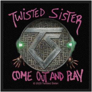 Twisted Sister - Come Out And Play Standard Patch i gruppen MERCHANDISE / Tøypatch /  /  hos Bengans Skivbutik AB (5665471)