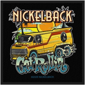 Nickelback - Get Rollin' Standard Patch i gruppen MERCHANDISE / Tøypatch /  /  hos Bengans Skivbutik AB (5665473)