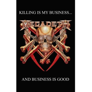 Megadeth - Killing Is My Business Textile Poster i gruppen MERCHANDISE / Merch / Nyheter / Metal hos Bengans Skivbutik AB (5665481)