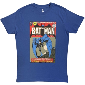 Batman - Comic Cover Uni Blue T-Shirt i gruppen MERCHANDISE / T-shirt / Nyheter / Film-Musikkkal hos Bengans Skivbutik AB (5665531r)