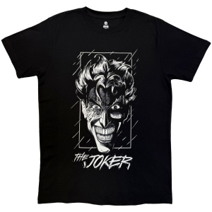 Joker - Black & White Grin Uni Bl T-Shirt i gruppen MERCHANDISE / T-shirt / Soundtrack hos Bengans Skivbutik AB (5665543r)