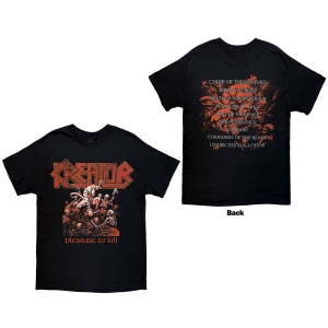 Kreator - Pleasure To Kill Uni Bl T-Shirt i gruppen MERCHANDISE / T-shirt / Heavy Metal hos Bengans Skivbutik AB (5665545r)
