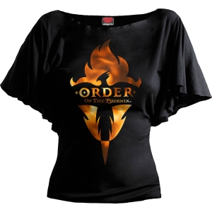 Harry Potter - Order Of The Phoenix -Ladies Latin Boatneck Top i gruppen MERCHANDISE / T-shirt / Nyheter / Film-Musikkkal hos Bengans Skivbutik AB (5665987r)