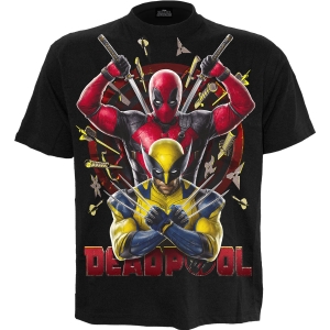 Deadpool - Wolverine Bullseye - T-Shirt i gruppen MERCHANDISE / T-shirt / Nyheter / Film-Musikkkal hos Bengans Skivbutik AB (5666027r)