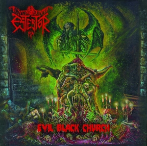 Estertor - Evil Black Church i gruppen CD / Kommende / Metal hos Bengans Skivbutik AB (5666075)