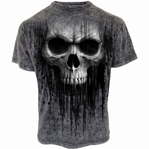 Spiral - Acid Skull - Acid Wash T-Shirt i gruppen MERCHANDISE / T-shirt / Nyheter / Annet hos Bengans Skivbutik AB (5666389r)