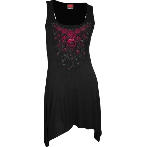 Spiral - Blood Rose - Ladies Goth Bottom Dress i gruppen MERCHANDISE / T-shirt / Nyheter / Annet hos Bengans Skivbutik AB (5666655r)