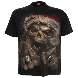 Spiral - Rock Santa - Black T-Shirt i gruppen MERCHANDISE / T-shirt / Nyheter / Annet hos Bengans Skivbutik AB (5666656r)