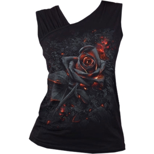 Spiral - Burnt Rose - Ladies Gathered Shoulder Slant Vest i gruppen MERCHANDISE / T-shirt / Nyheter / Annet hos Bengans Skivbutik AB (5666658r)