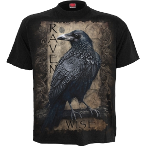 Spiral - Raven Wise - T-Shirt i gruppen MERCHANDISE / T-shirt / Nyheter / Annet hos Bengans Skivbutik AB (5666782r)