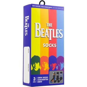 The Beatles - Beatles Gift Box Uni 3-Pack Socks i gruppen MERCHANDISE / Strumpor /  /  hos Bengans Skivbutik AB (5667686)