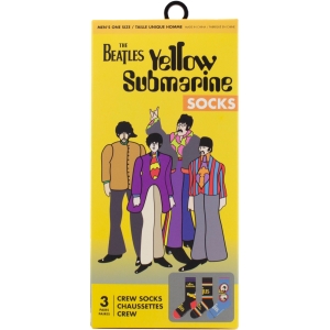 The Beatles - Yellow Sub Gift Box Uni 3-Pack Socks i gruppen MERCHANDISE / Strumpor /  /  hos Bengans Skivbutik AB (5667696)