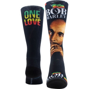 Bob Marley - One Love Sublimation Uni Bl Socks i gruppen MERCHANDISE / Strumpor /  /  hos Bengans Skivbutik AB (5667705)