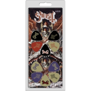 Ghost - Logos 12-Pack Plectrum Pack i gruppen MERCHANDISE / Merch / Kommende / Metal hos Bengans Skivbutik AB (5667729)