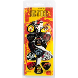 Guns N Roses - Album Covers 12-Pack Plectrum Pack i gruppen MERCHANDISE / Merch / Kommende / Metal hos Bengans Skivbutik AB (5667732)