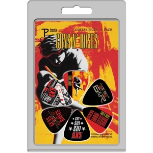 Guns N Roses - Album Covers 6-Pack Plectrum Pack i gruppen MERCHANDISE / Merch / Kommende / Metal hos Bengans Skivbutik AB (5667733)