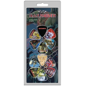 Iron Maiden - Album Covers 12-Pack Plectrum Pack i gruppen MERCHANDISE / Merch / Kommende / Metal hos Bengans Skivbutik AB (5667740)