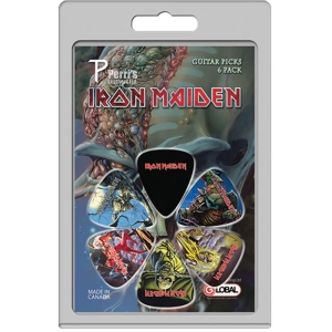 Iron Maiden - Album Covers 6-Pack Plectrum Pack i gruppen MERCHANDISE / Merch / Kommende / Metal hos Bengans Skivbutik AB (5667741)