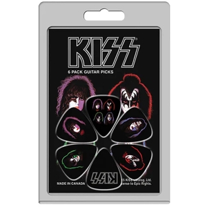 Kiss   - Faces Covers 6-Pack Plectrum Pack i gruppen MERCHANDISE / Merch / Kommende / Metal hos Bengans Skivbutik AB (5667749)