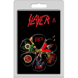 Slayer - Album Covers 6-Pack Plectrum Pack i gruppen MERCHANDISE / Merch / Kommende / Metal hos Bengans Skivbutik AB (5667779)