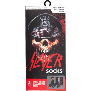 Slayer - Logos Gift Box Uni 3-Pack Socks i gruppen MERCHANDISE / Strumpor /  /  hos Bengans Skivbutik AB (5667781)