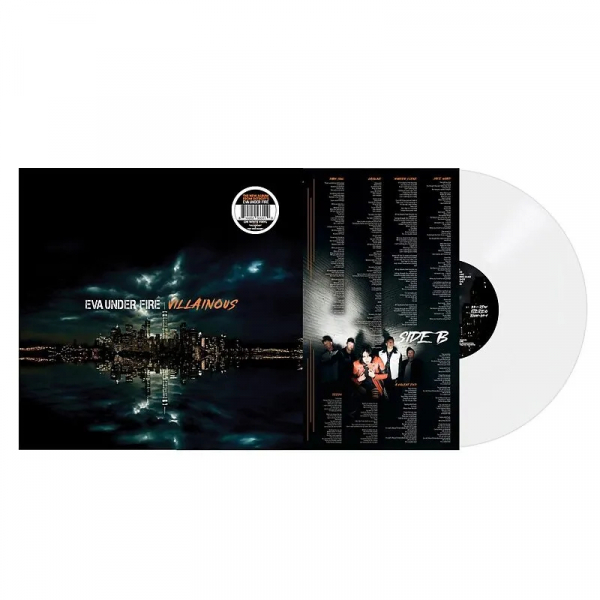 Eva Under Fire - Villainous (White Vinyl LP) i gruppen VI TIPSER / Fredagsutgivelser / 2026-07-10 hos Bengans Skivbutik AB (5667931)