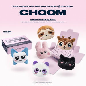 Babymonster - Choom (Plush Keyring Ver.) (Random Ver.) i gruppen MERCHANDISE / Merch+Code / Kommende / K-Pop hos Bengans Skivbutik AB (5668244)