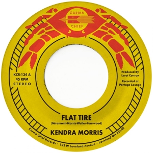 Kendra Morris - Flat Tire (Ltd-  Blood Orange Vinyl i gruppen VINYL / Kommende / Reggae hos Bengans Skivbutik AB (5668295)