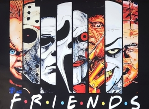 Movie Poster - Slasher Horror Friends 91,5 x 61 cm i gruppen MERCHANDISE / Poster / TV-serie hos Bengans Skivbutik AB (5668404)