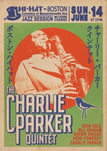 Charlie Parker - Boston Jazz Session (91,5 X 61 Cm) i gruppen MERCHANDISE / Poster / Jazz hos Bengans Skivbutik AB (5668442)
