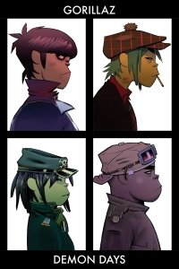 Gorillaz - Demon Days (91,5 X 61 Cm) i gruppen MERCHANDISE / Poster /  /  hos Bengans Skivbutik AB (5668445)