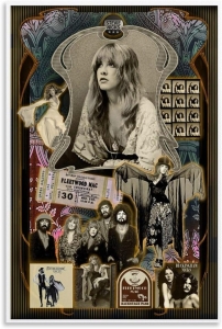 Fleetwood Mac - Stevie Nicks Montage (91,5 X 61 Cm) i gruppen MERCHANDISE / Poster / / hos Bengans Skivbutik AB (5668449)