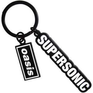 Oasis - Supersonic Decca Logo Charm Keychain i gruppen MERCHANDISE / Nøkkelring /  /  hos Bengans Skivbutik AB (5668625)
